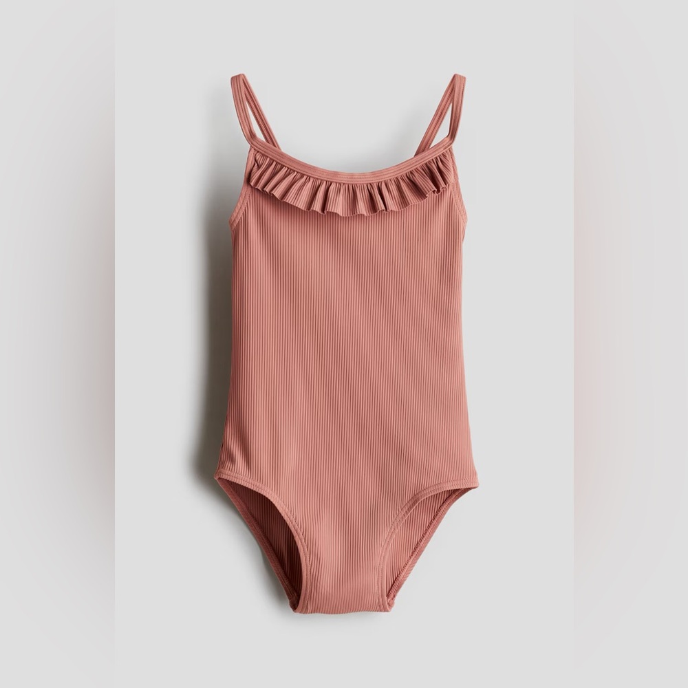 H&M Ruffle-Trimmed Swimsuit